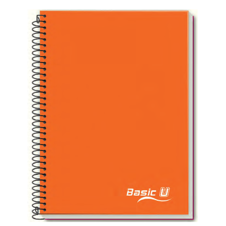Basic U •  Libreta espiral grande de 5 divisiones: Sistema de colores
